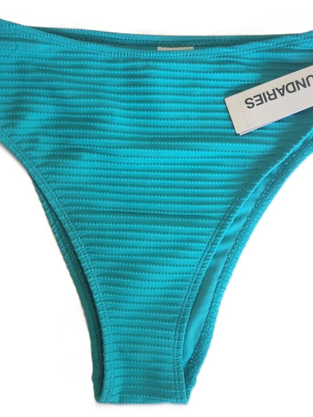 No Boundaries Women's Cheeky High Leg High Waist Swim Bottom
